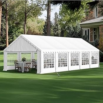 10 X 32 Tents (4 round table, 32 foldable chairs)