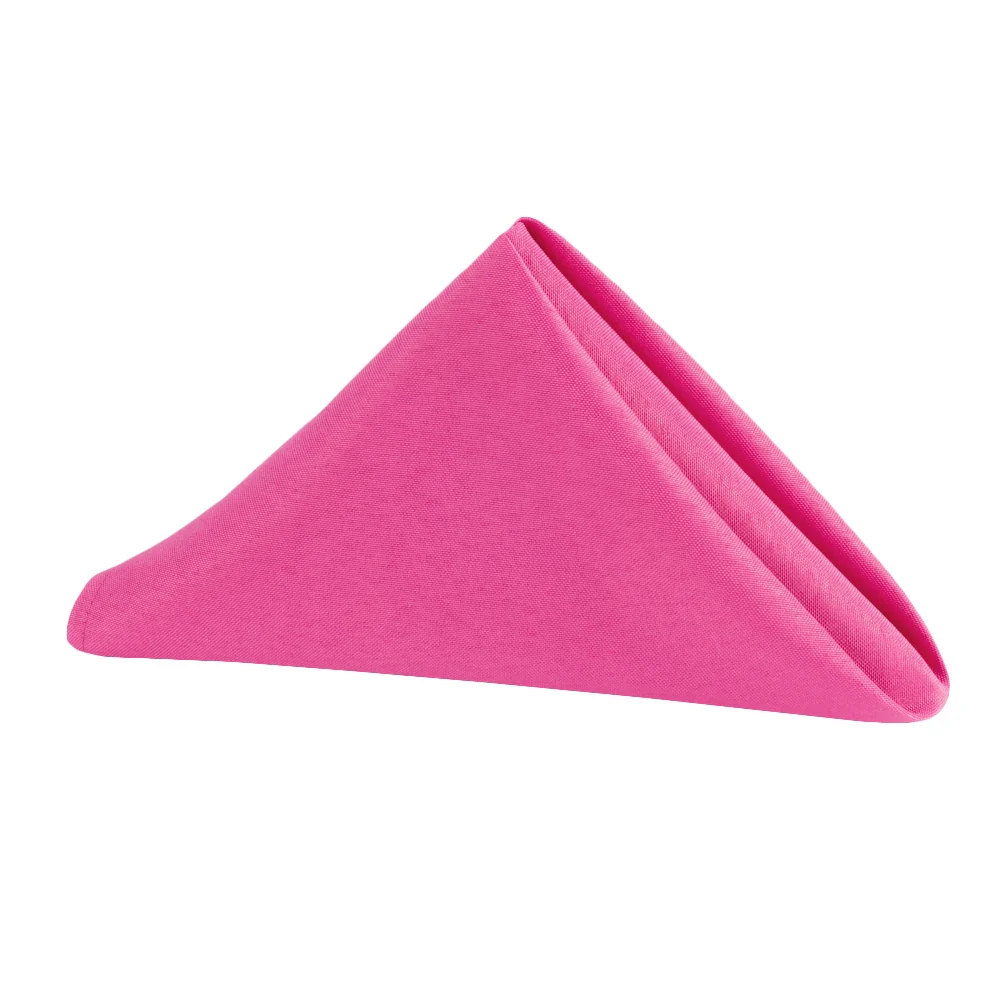 Fuscia pink napkins