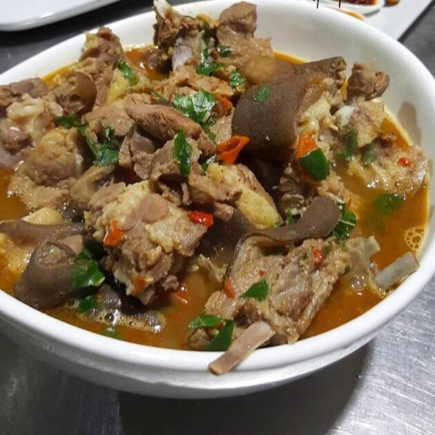 Goat meat pepper soup