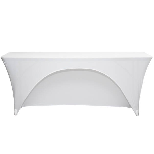 White Spandex Table cover