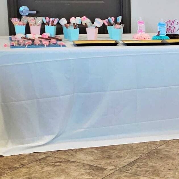 Ivory rectangle tablecloths