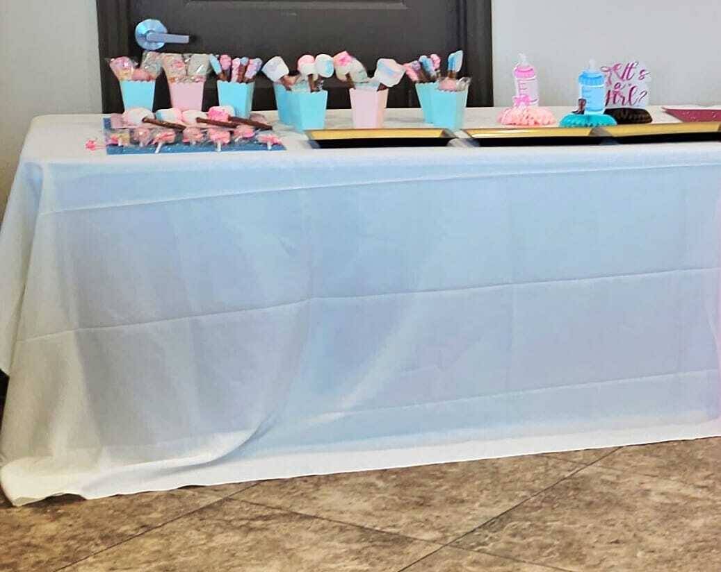 ivory rectangle tablecloth