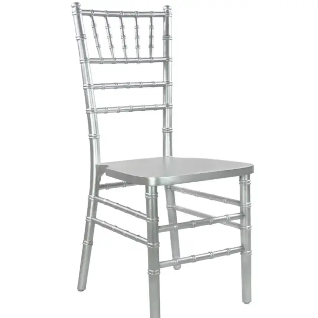 Silver chiavari chairs