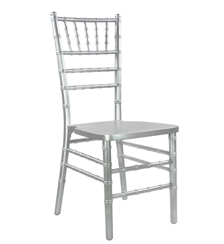 Silver chiavari chairs